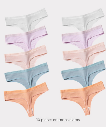 Set of 10 Antibacterial Panties