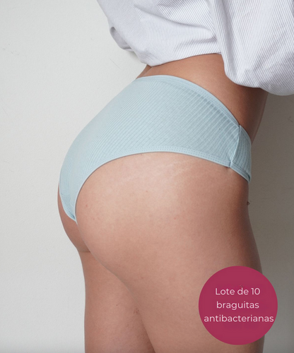 Set of 10 Antibacterial Panties